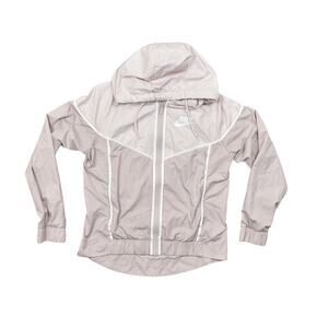 Nike Women's Small Pink Polyester Windbreaker Jacket Mesh Lined Running